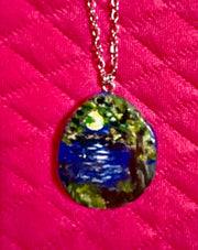 Mystical Moonlights - Hand Painted Pendants
